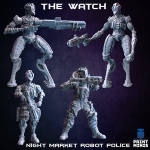 The Watch - Night Market Police - Print Minis - Wargaming D&D DnD