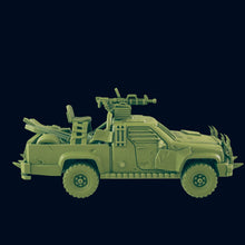 Load image into Gallery viewer, Wasteland Technical Pickup Truck - Beyond the Badlands - EC3D - Wasteland Terrain Wargaming D&amp;D DnD 15mm 20mm 25mm 28mm 32mm 40mm 54mm 75mm