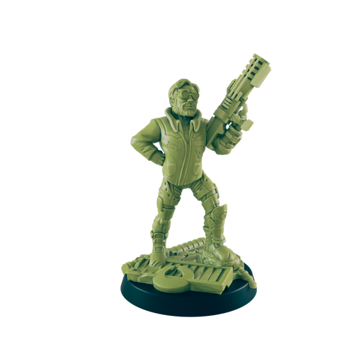 Male Dweller - Beyond the Badlands - EC3D - Wasteland Terrain Wargaming D&D DnD 25mm 28mm 32mm 40mm 54mm 75mm
