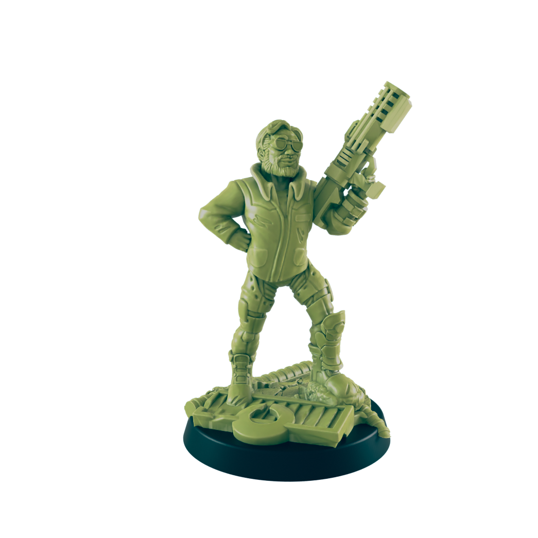 Male Dweller - Beyond the Badlands - EC3D - Wasteland Terrain Wargaming D&D DnD 25mm 28mm 32mm 40mm 54mm 75mm