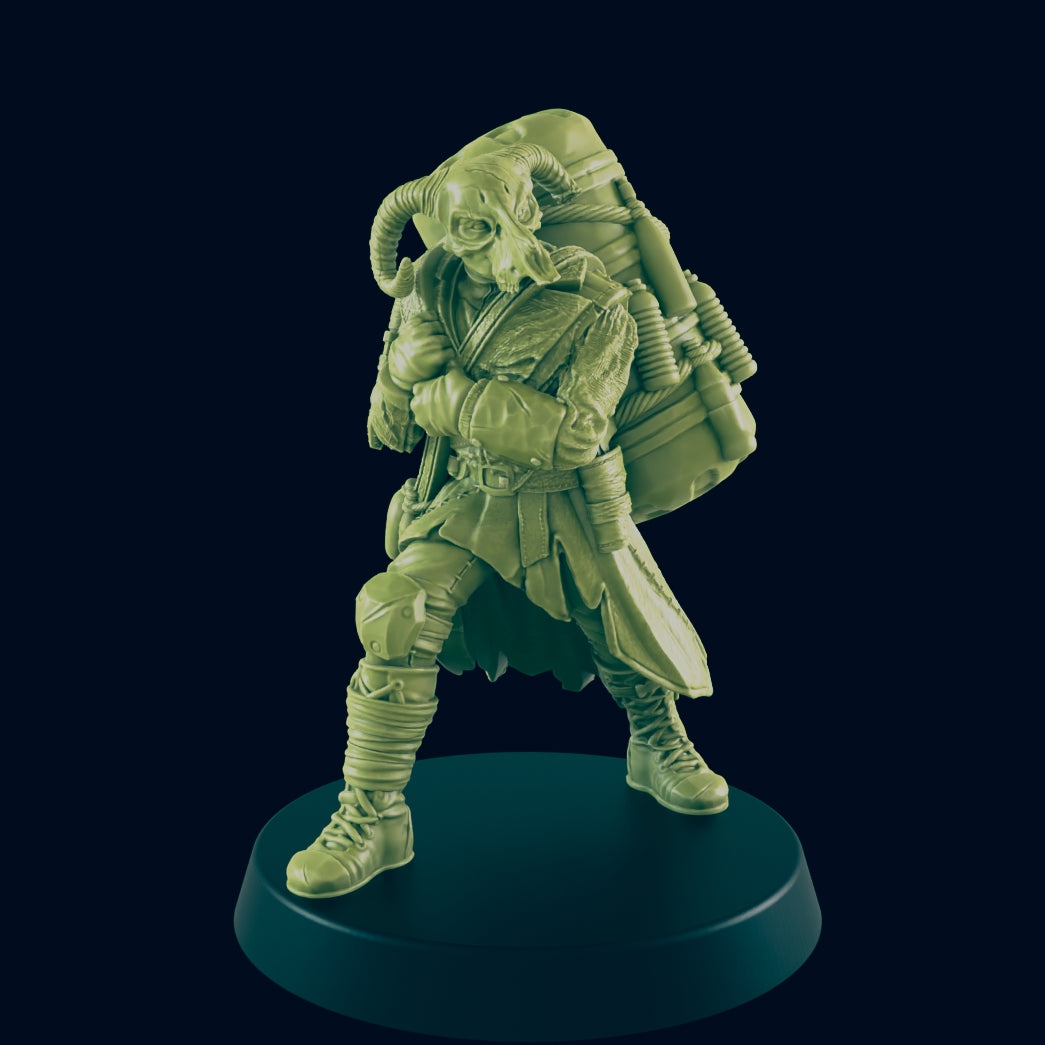 Water Trader - Beyond the Badlands - EC3D - Wasteland Terrain Wargaming D&D DnD 25mm 28mm 32mm 40mm 54mm 75mm